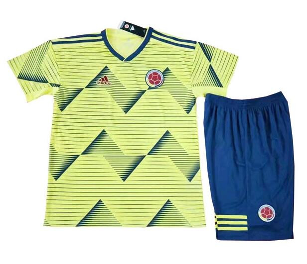 camiseta primera equipacion nino colombia 2019-2020